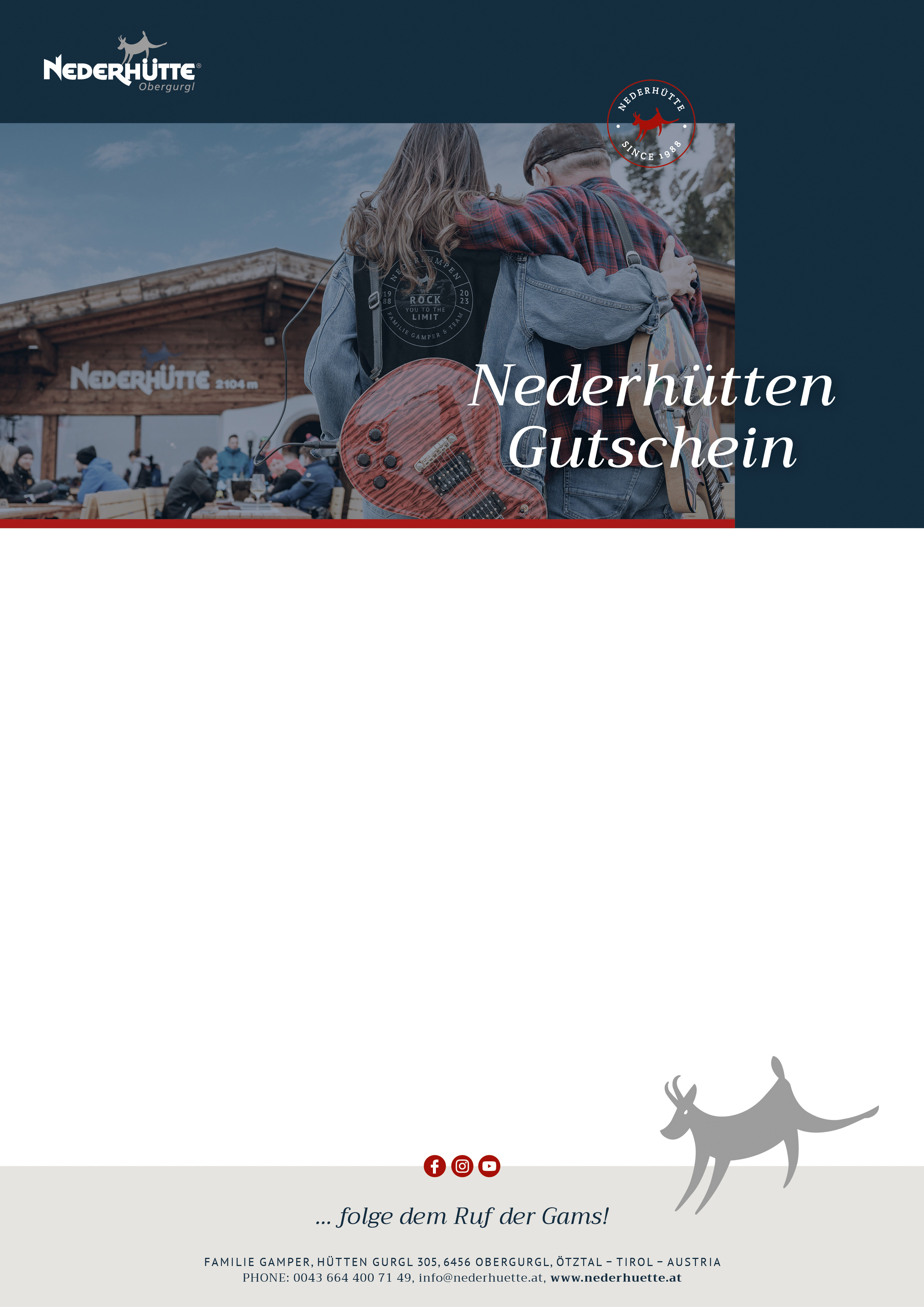 Nederhütten Gutschein