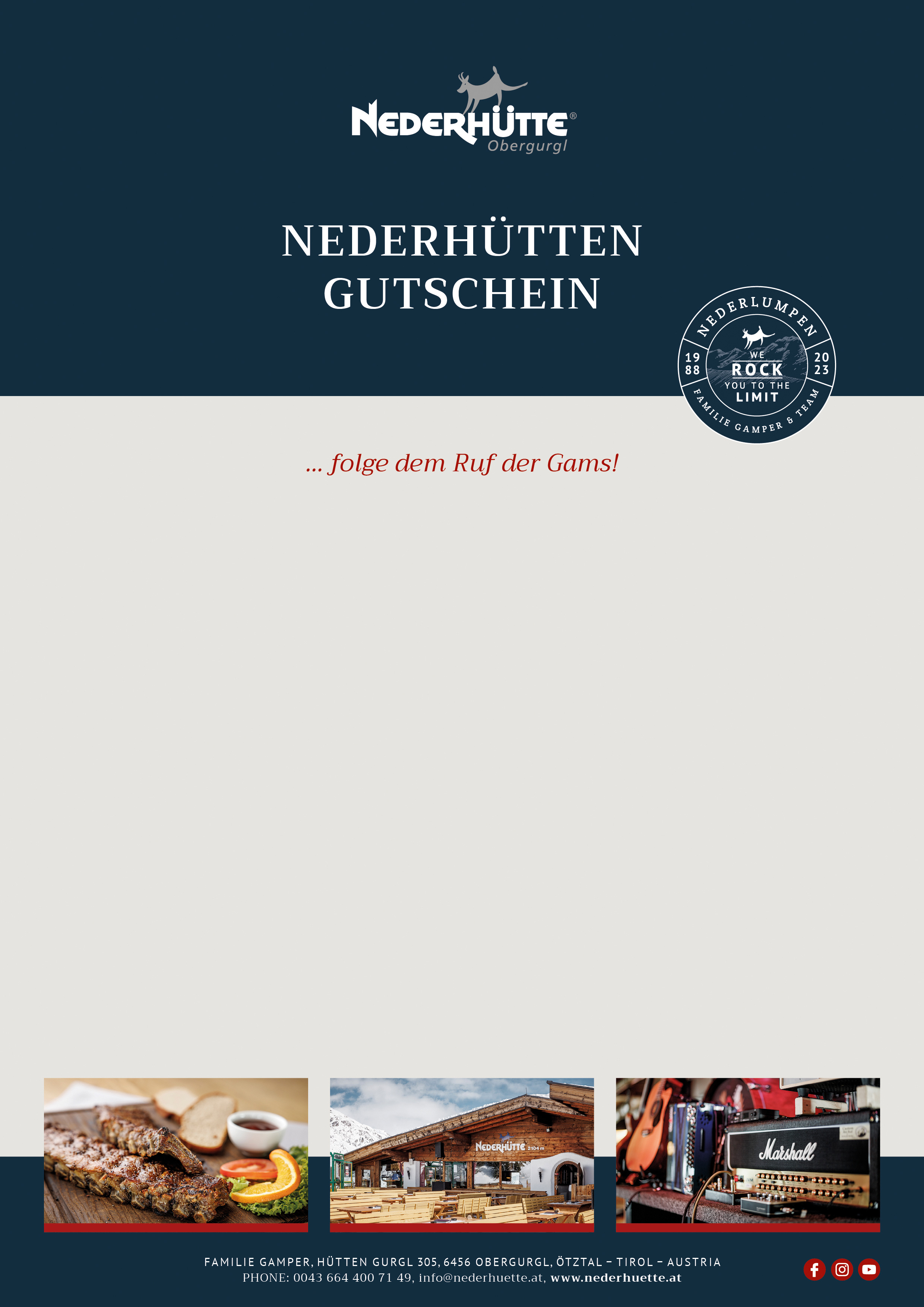 Nederhütten Gutschein