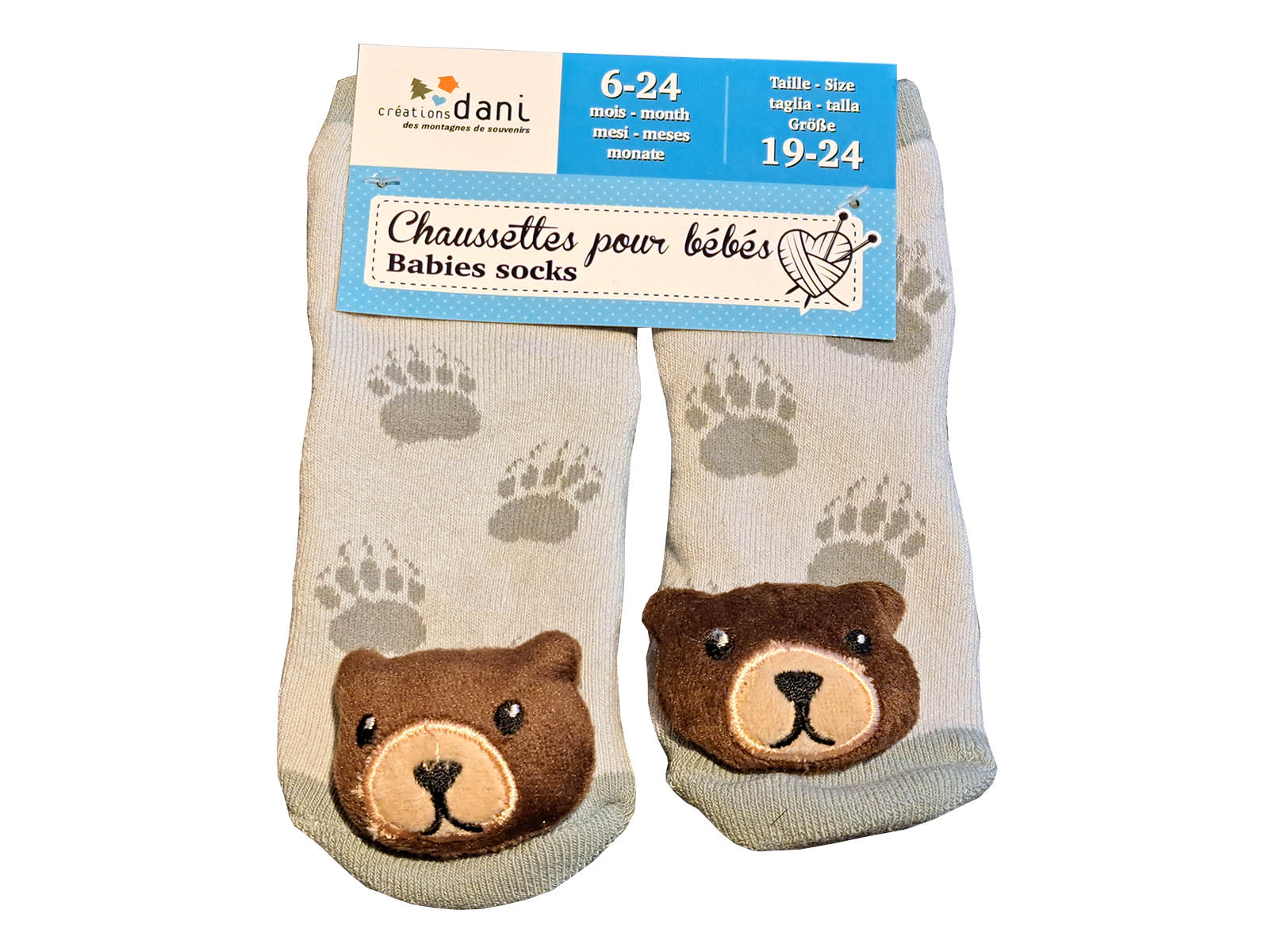 Kindersocken-Baer-Braun