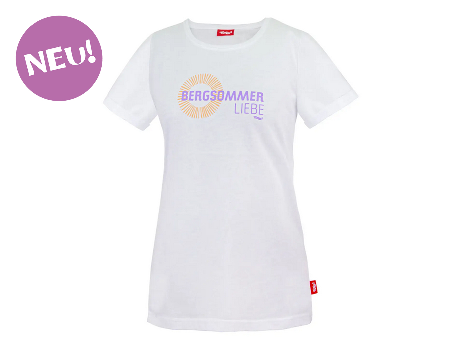 Damen-T-Shirt-Bergsommer-Liebe-Neu
