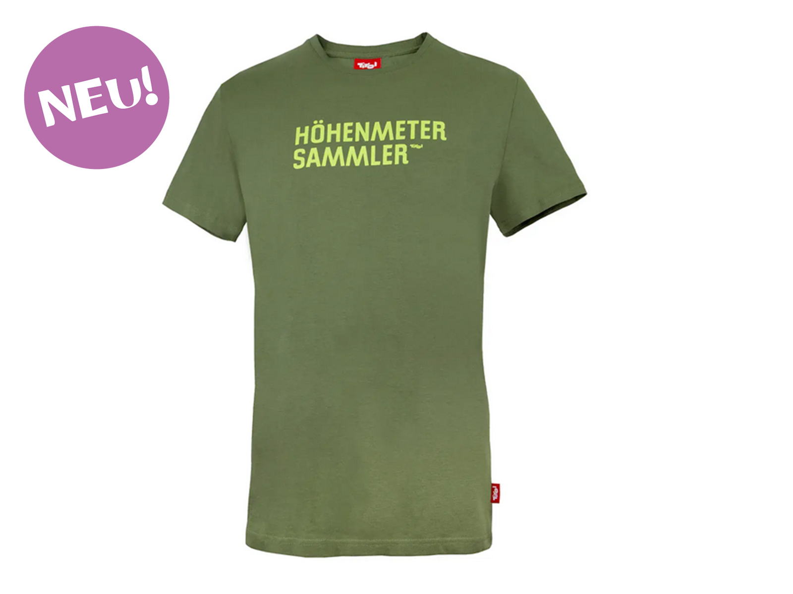 Herren-T-Shirt-Höhenmeter-Sammler
