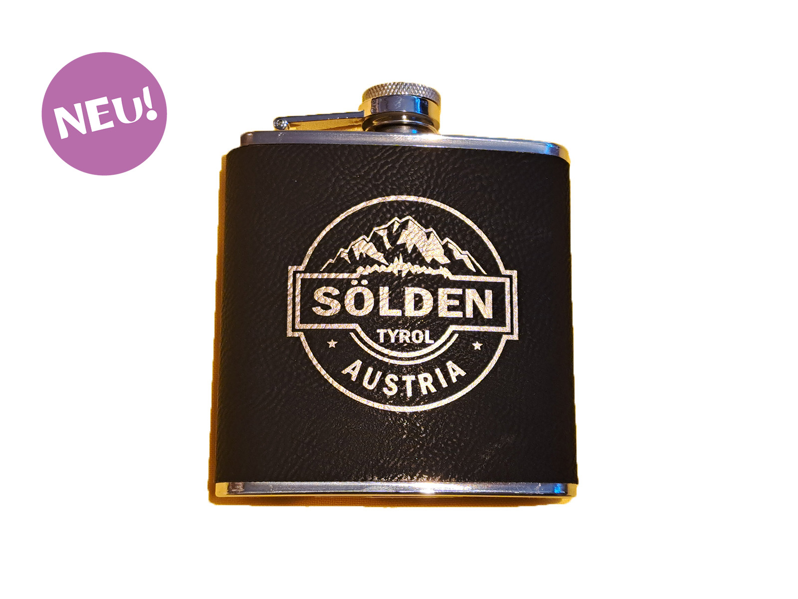 Sölden-Flachmann-Schwarz-Neu