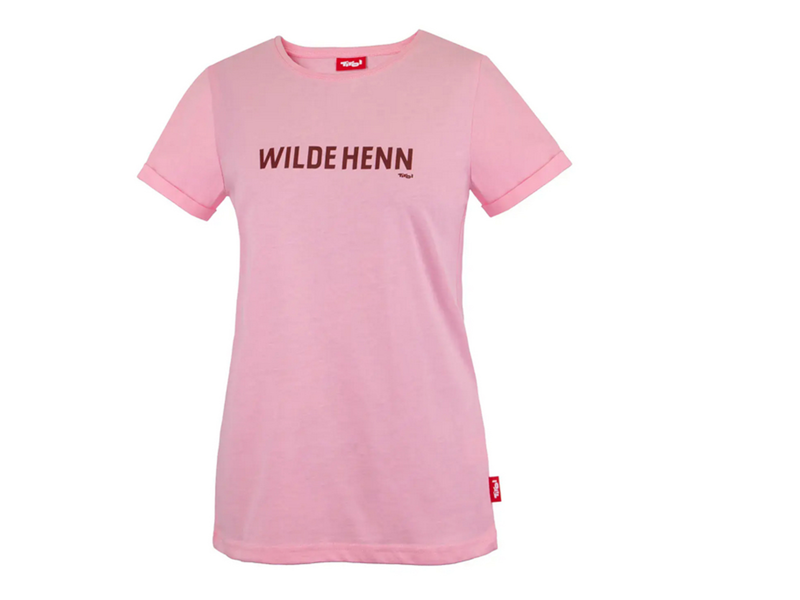 Damen-T-Shirt-Wilde-Henn
