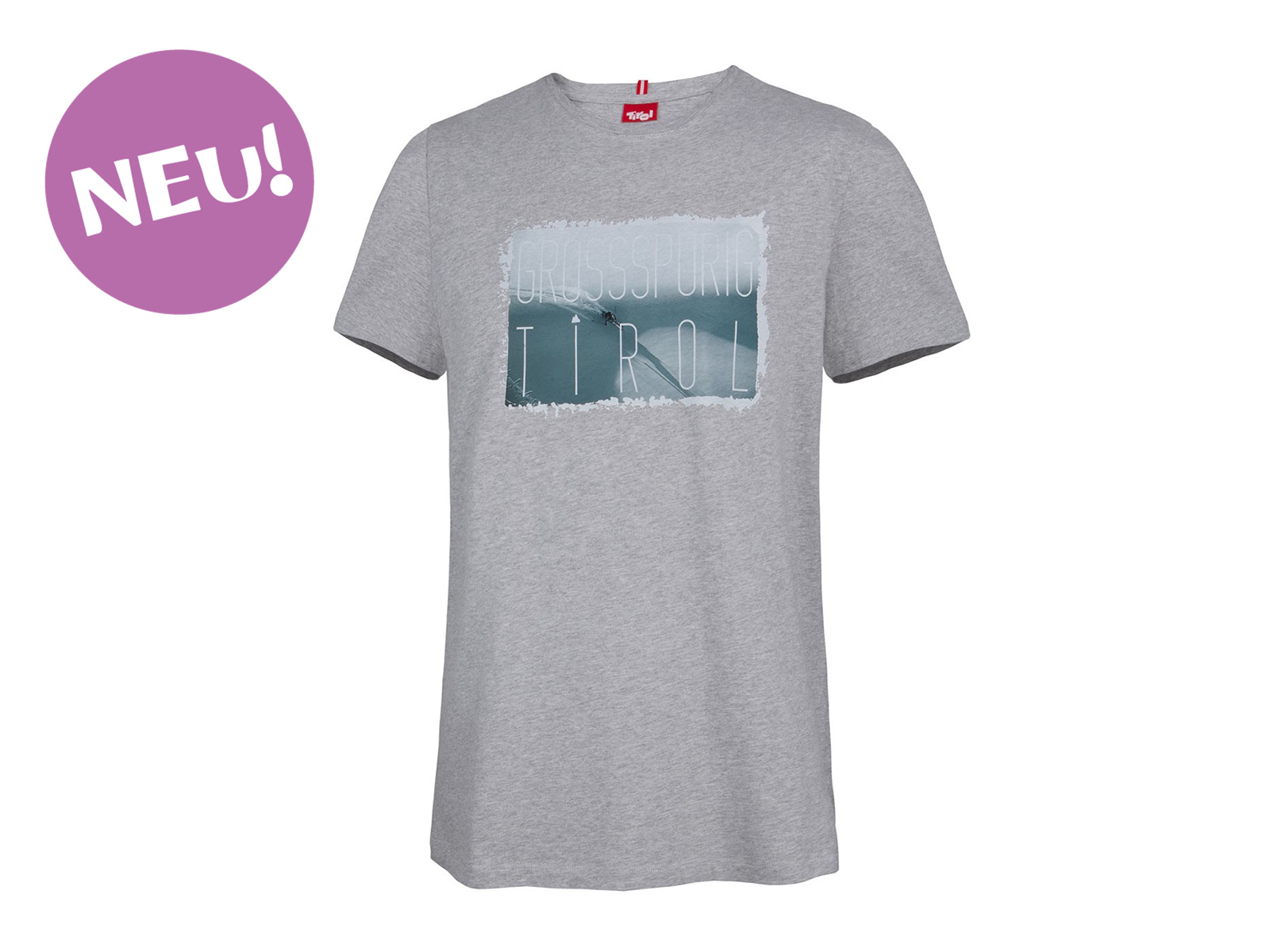 Herren-T-Shirt-Großspurig-neu